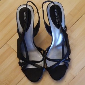 White Stag Slingback Heels